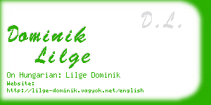 dominik lilge business card